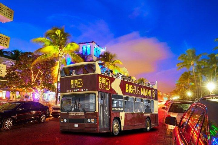 Miami : Nachtbusrundfahrt mit Live Fortgeschrittener