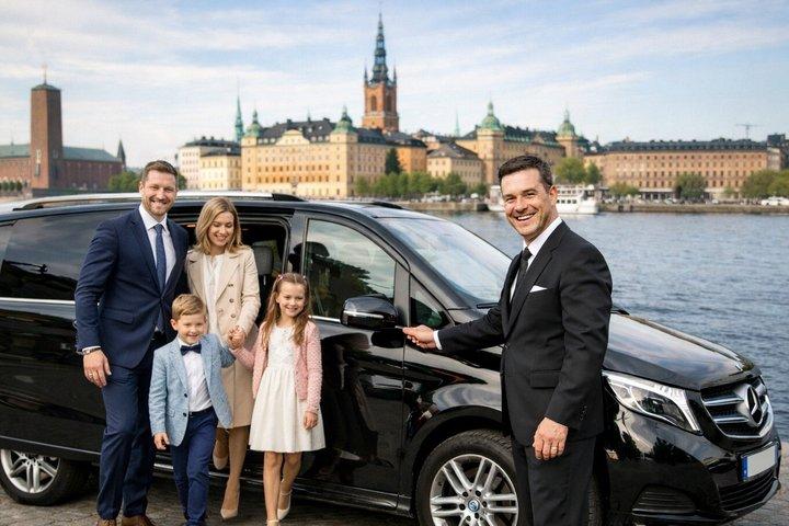 Tour privado VIP de día completo por la ciudad en limusina en Estocolmo