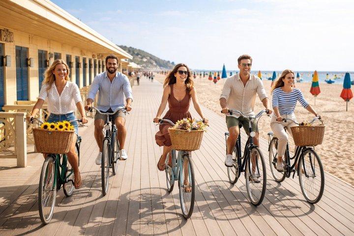 Deauville och Trouville privat cykeltur