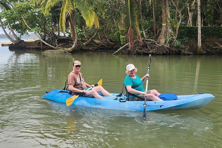Guided Kayak Wildlife South Caribbean Cocles, Punta Uva, Puerto Viejo.