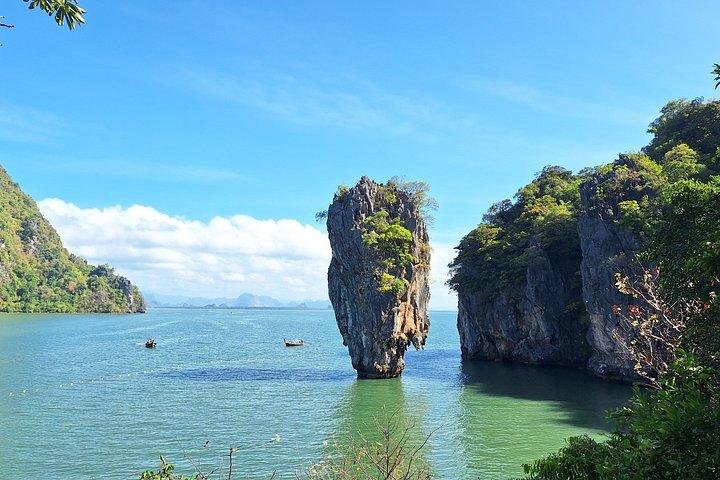 James Bond Island from Khaolak and Monkey Cave Temple