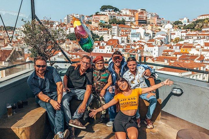 Lisbon Rooftop Bar Crawl Private Group Experience