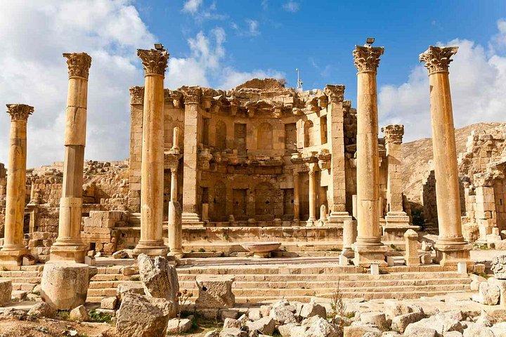 From Amman: Jerash, Umm Qais & Jesus’ Cave Tour