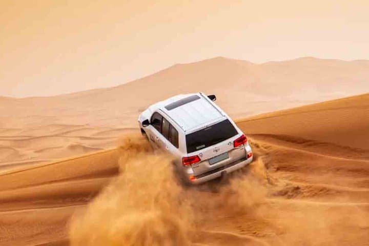 Dubai Desert Safari: 4x4 Pickup/Drop,Camel Ride, BBQ & Live Shows