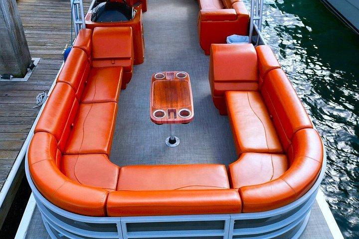 Captained Double Decker Pontoon Rental in Newport Beach