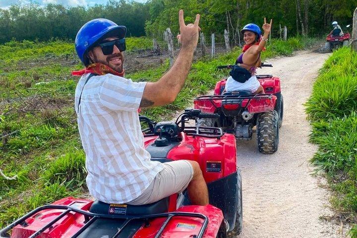 Excursion en VTT sauvage dans la jungle maya de Cozumel et Cenote