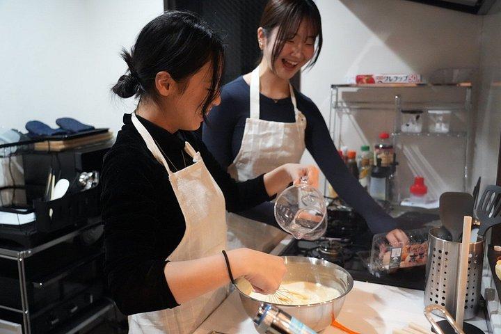 京都家庭料理教室お好み焼きと日本語