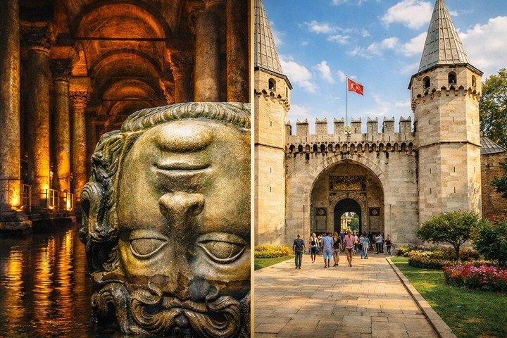 Combinatietour Topkapi-paleis en Basilica Cisterne in Istanbul