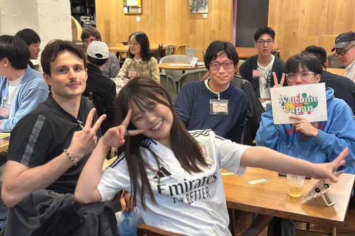 Meet Osaka locals and Japanese speaking experience at Cafe Umeda