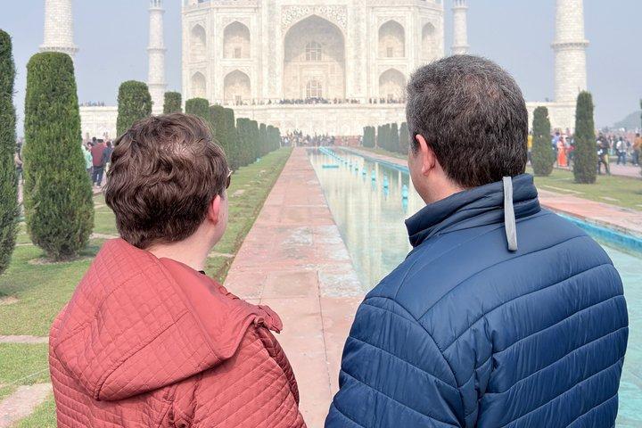 Luxus Sunrise Taj Mahal Tour von Delhi mit Fünf-Sterne-Frühstück
