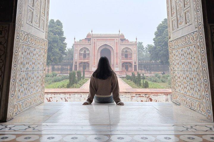Luxus Sunrise Taj Mahal Tour von Delhi mit Fünf-Sterne-Frühstück