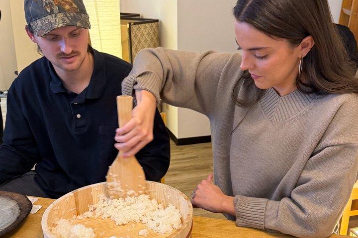 Asakusa Tokyo Sushi Making Class: Whisk Matcha & Unlimited Sake