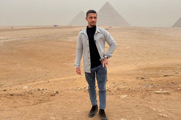 Giza Pyramider og Sphinx Halvdagstur