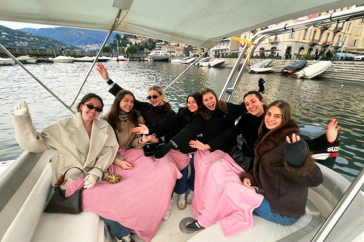 Gemeinsame Bootstour auf dem Comer See und Prosecco-Aperitif