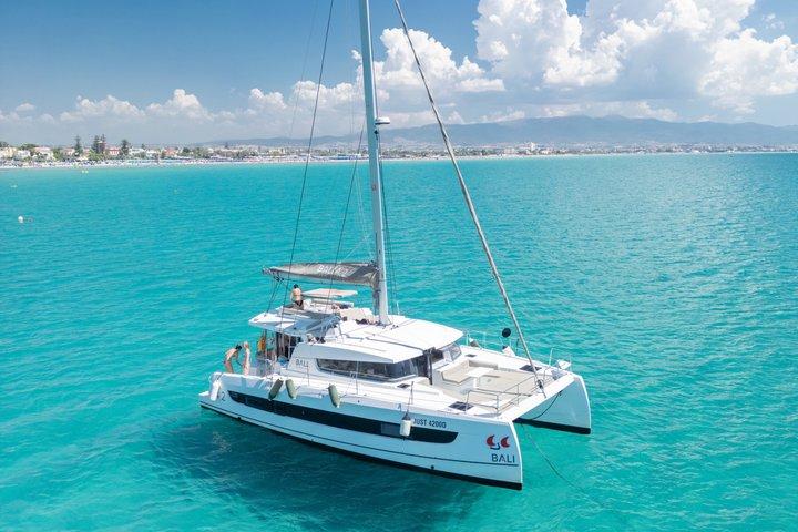 Cagliari Catamaran Sailing Tour Scenic Coastline and Snorkeling