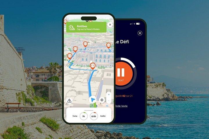 Antibes Walking tour 1h15 and 22 audio reviews