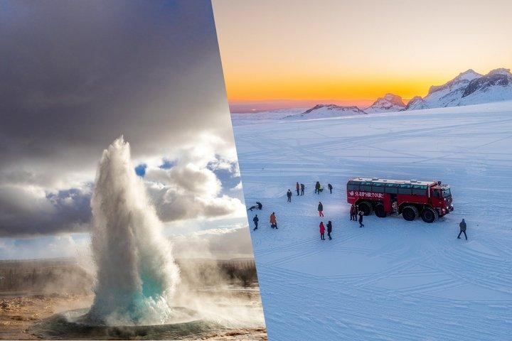 Golden Circle e Sleipnir Monster Truck Tour saindo de Reykjavik