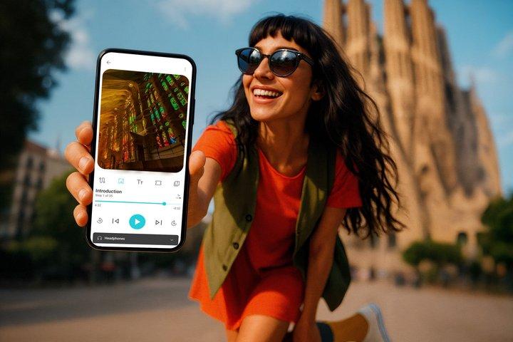 Sagrada Familia Fast-Track-Ticket und Audiotour auf dem Handy