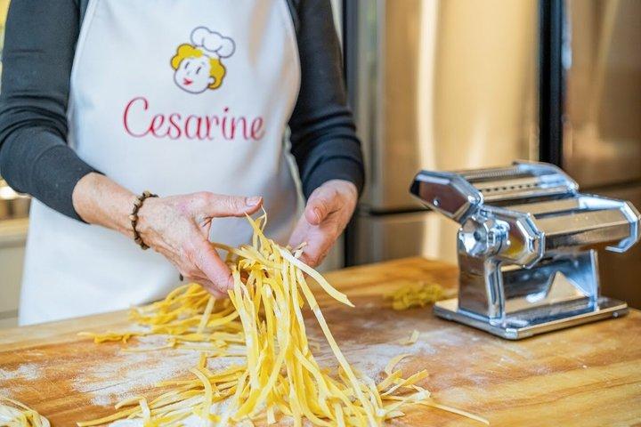 ジェノヴァ：チェザリーヌによるパスタとティラミスのクラス