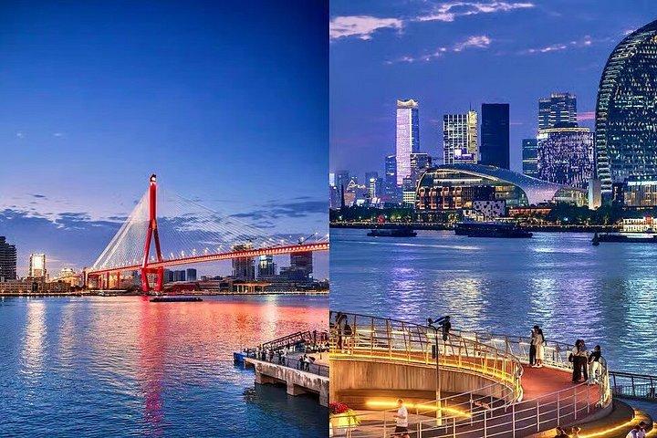 黄浦江東岸の上海半日自転車ツアー