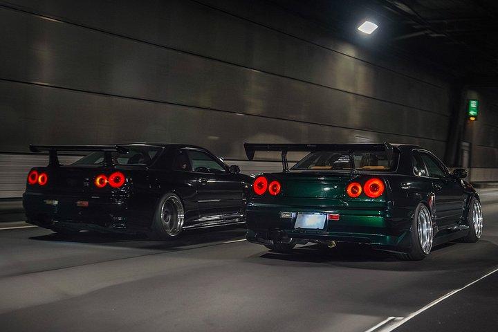 【R34】大黒PAカルメットツアー東京ドリフトバイブス GTR/スープラ/R35 ほか