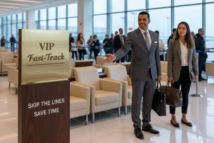 VIPファストトラックベングリオン空港-列をスキップして時間を節約