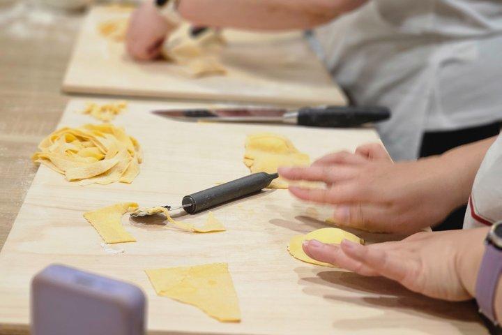 創作＆試食 : イタリア語フェットゥチーネ、ラヴィオリ、ティラミス