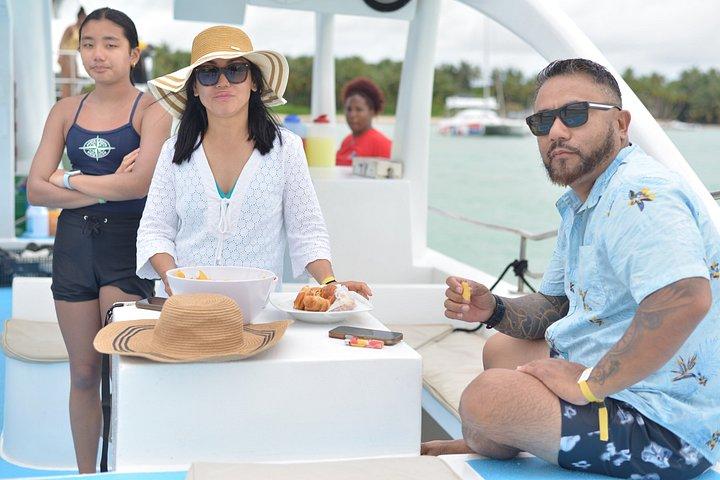 Private Punta Cana Catamaran With Live DJ Open Bar & Pickup