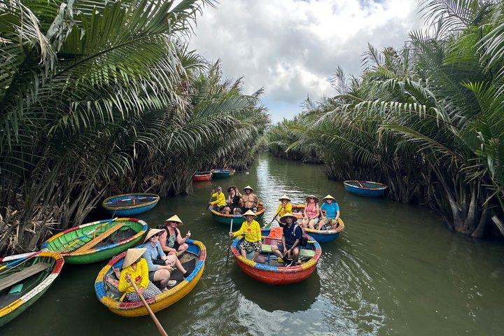 Hoi An Bike Tour-Duck, fazenda orgânica-barco-Buffalo