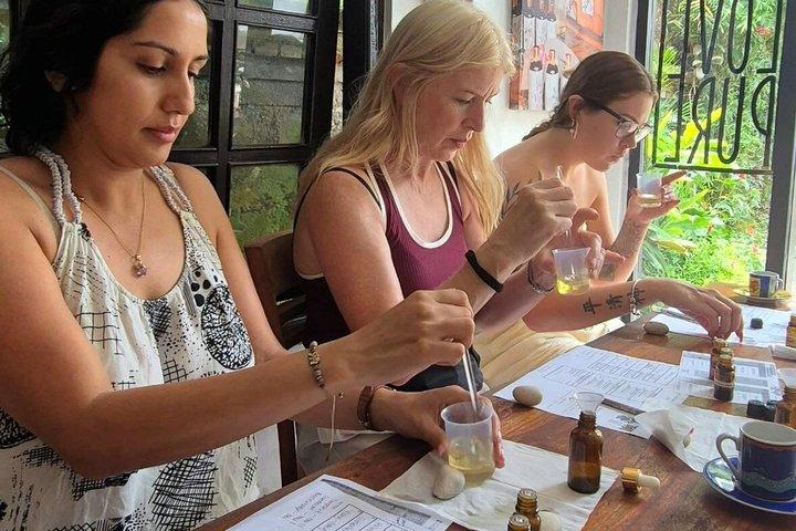 Essence Alchemy Workshop create your own blend in Ubud
