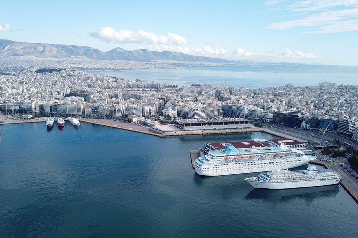 Transfert privé du port de croisière du Pirée à l'aéroport d'Athènes
