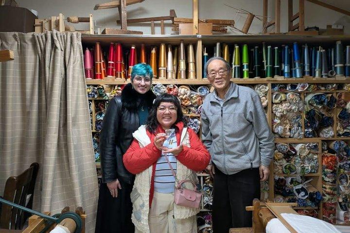 Kyoto: Nishijin Weaving Experience near Kitano Tenmangu