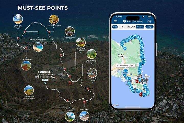 O melhor de Oahu Auto-Guided Driving Audio Tour