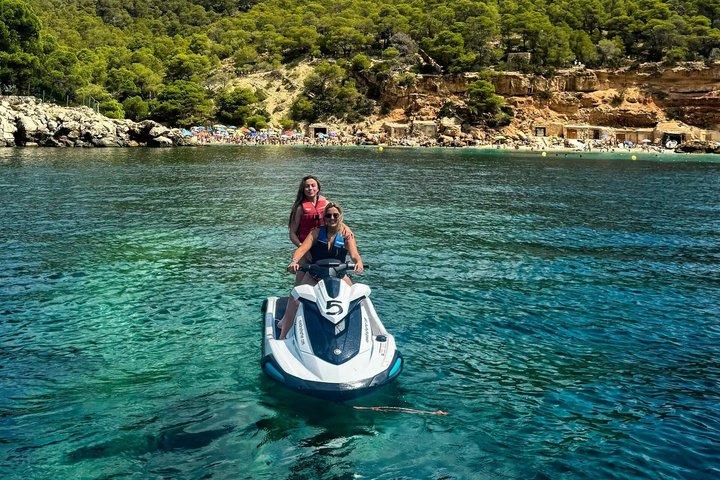 Guided Activity on a Jet Ski to Cala Salada Ibiza