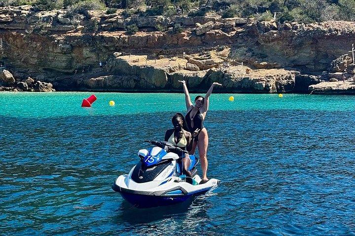 Guided Activity on a Jet Ski to Cala Salada Ibiza