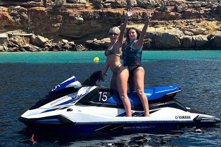 Guided Activity on a Jet Ski to Cala Salada Ibiza