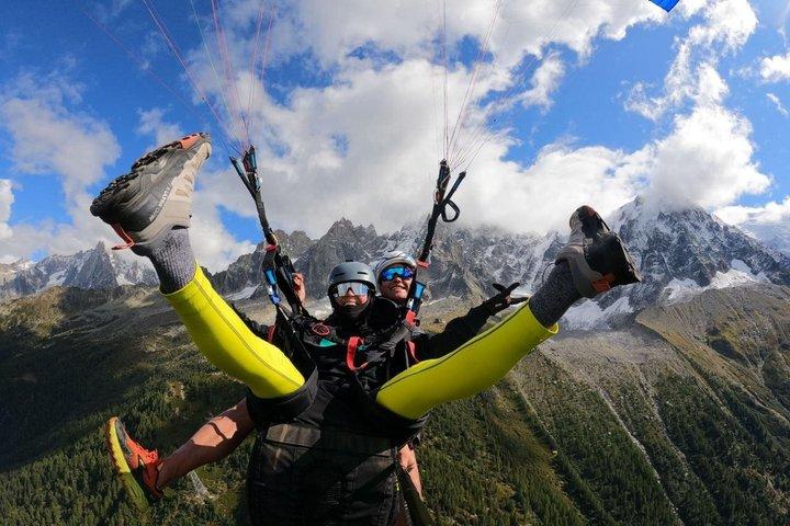 Volo in parapendio biposto a Chamonix