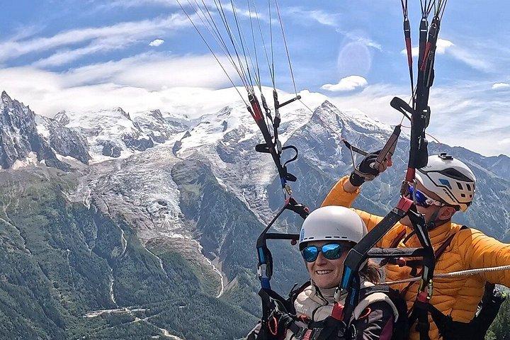 Volo in parapendio biposto a Chamonix