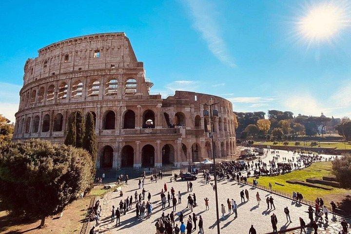 Coliseu 12 pessoas Pequeno grupo de visita guiada com opção Arena