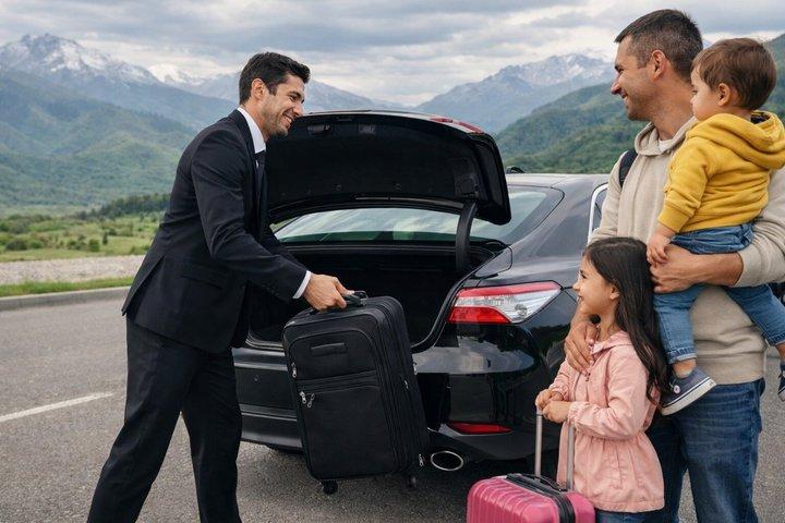 Transfer privado de Bishkek para Almaty