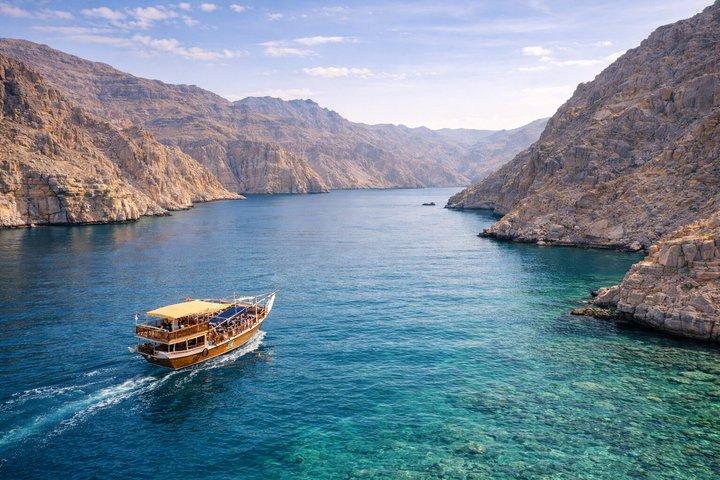 Musandam Khasab Übernachtung Dhow Kreuzfahrt mit Grill Abendessen