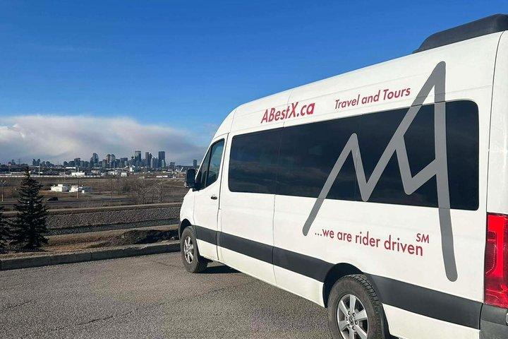 YYC Calgary Privéshuttle naar Canmore, Kananaskis & Banff