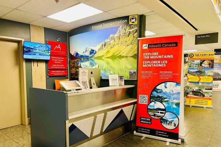 カルガリー YYC 空港からレイク ルイーズへ - プライベート シャトル