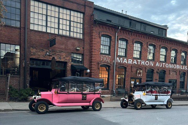 Tour da destilaria e da cervejaria do carrinho de golfe Model-T em Nashville