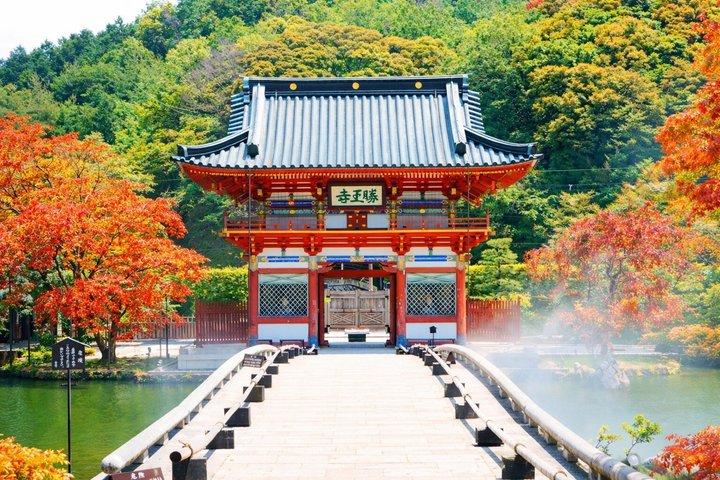 大阪箕面滝を体験,宇治・勝王子・さくらバスツアー