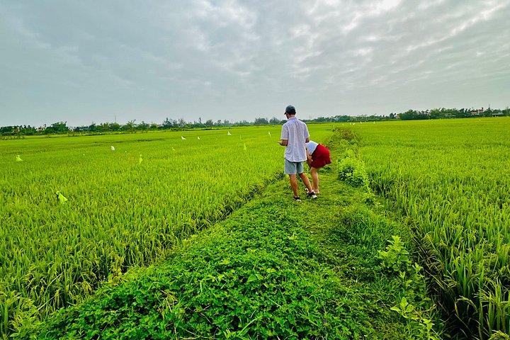 本物の農村ホイアンスクーターツアー：村＆地元の工芸品