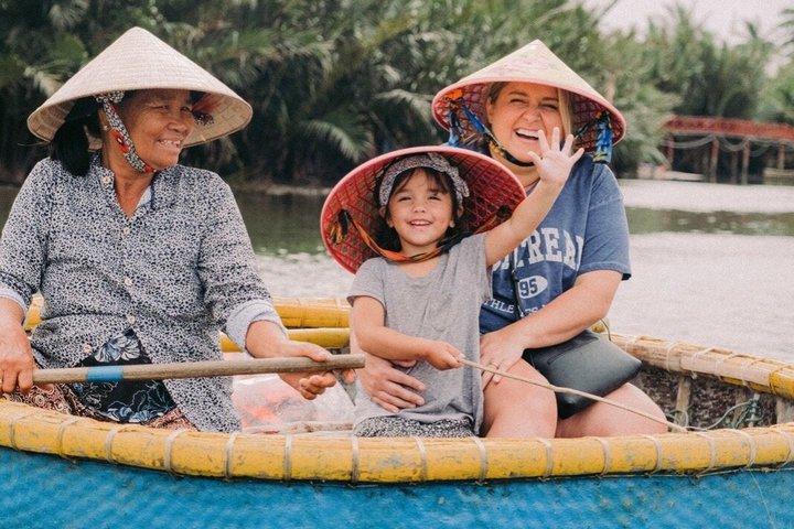 本物の農村ホイアンスクーターツアー：村＆地元の工芸品