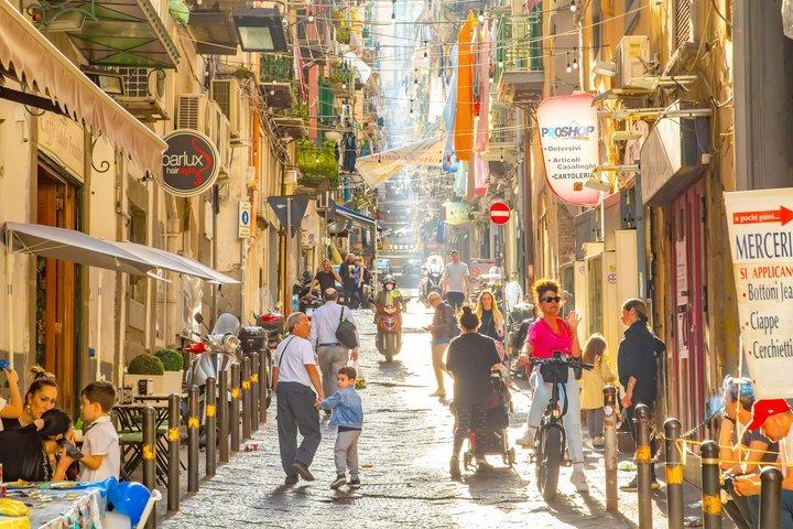 Naples Napolitain Street Food Tour privé à terre avec transfert