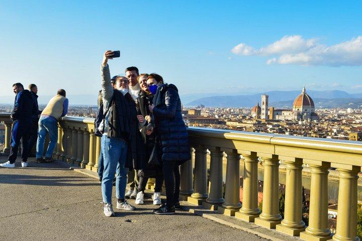 Privé stadstour door Florence & winkelen in het winkelcentrum
