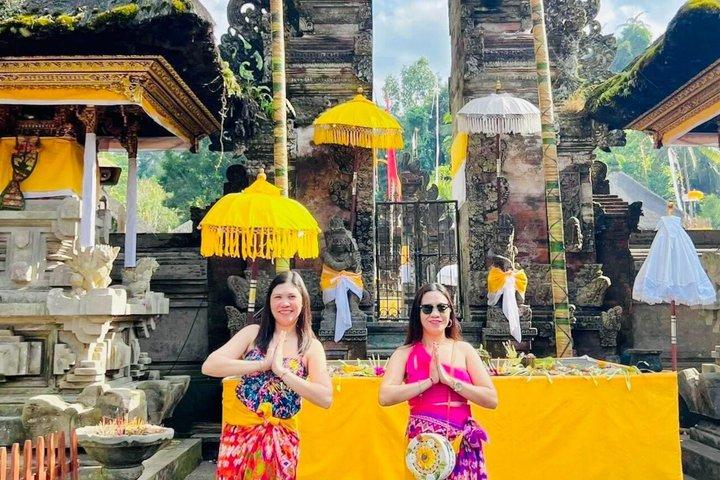 Ubud : Cascate, tempio e terrazza di riso Tour privato all-inclusive